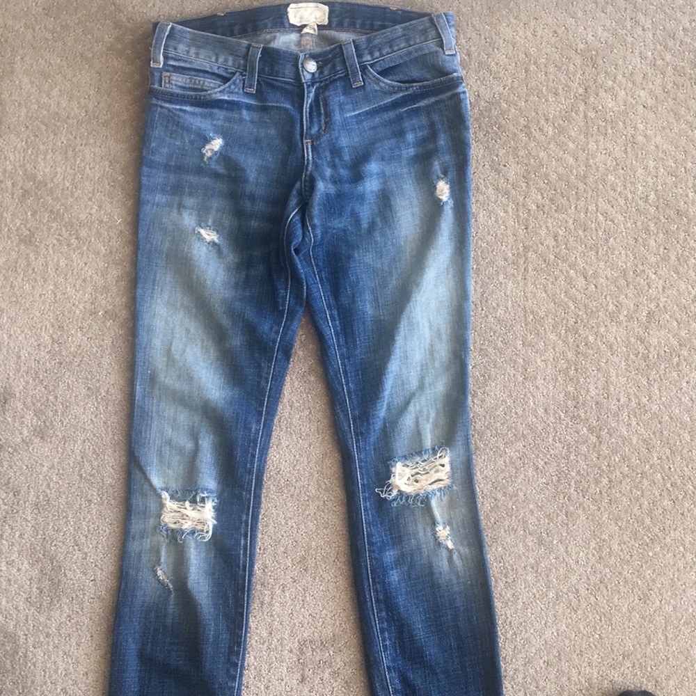 Current/Elliott Ripped Jeans - Picture 2 of 2